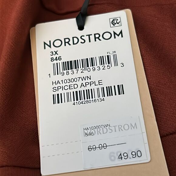 Halogen rust Dolman Sleeve new with tags from Nordstrom‘s spice to apple 3X - Picture 5 of 8